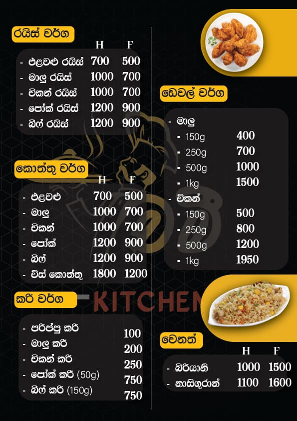 Menu Design